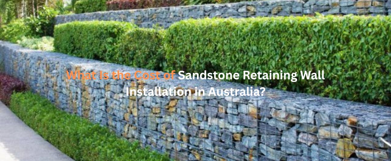 cost of sandstone retaining wall